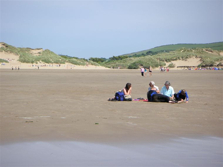 Croyde Bay - tide somewhat out