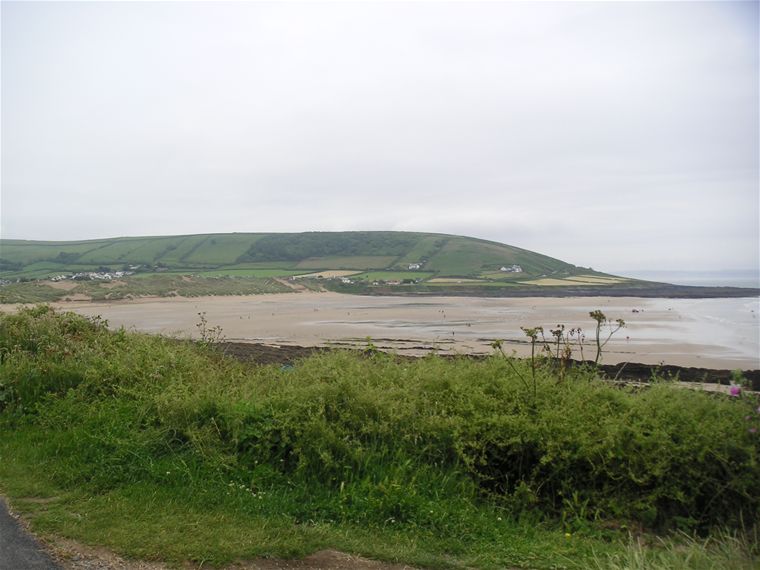 Croyde with the tide almost fully out