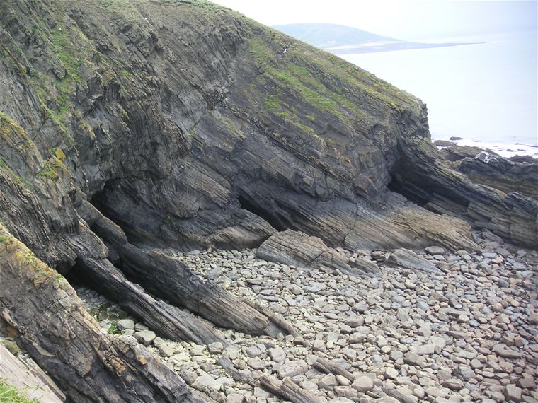 Another view down from the top of Baggy Point