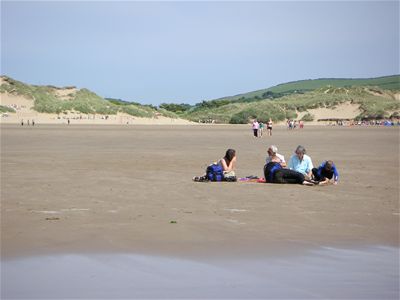 Croyde Bay - tide somewhat out
