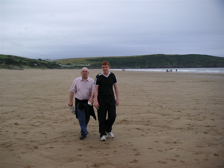 The last bit of the walk, into Woolacombe itself.