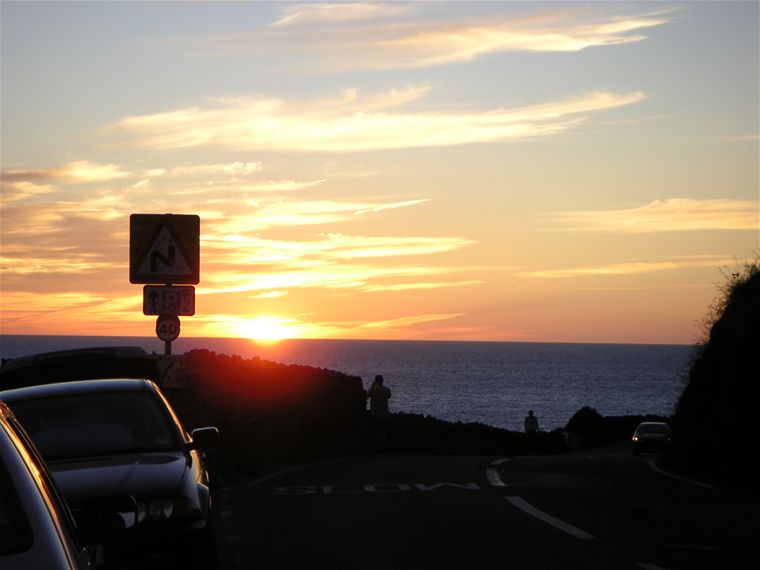 Views of the sunset