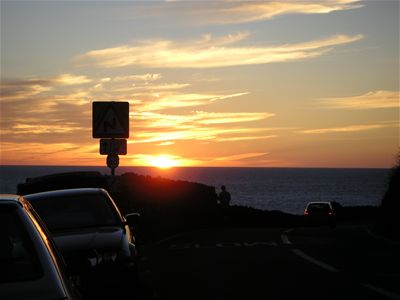 Views of the sunset