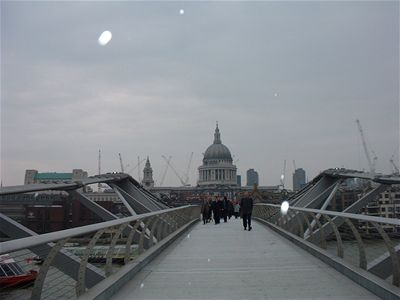 St Paul's from the Wobbly Bridge