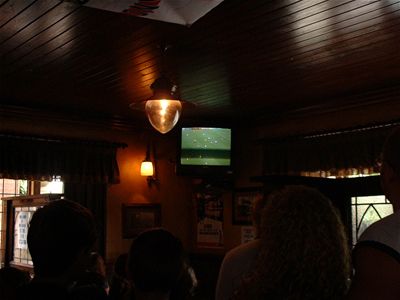 the pub for the match - england beating denmark 3-0