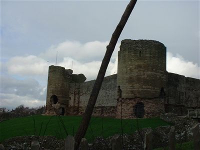 Rhuddlan Castle from the other side