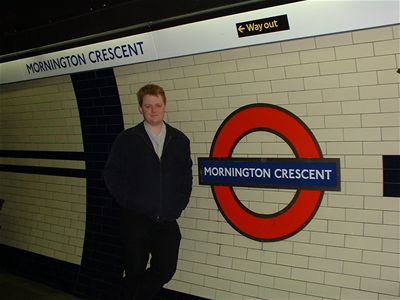 Inside Mornington Crescent (don't tell them we were taking photos!)