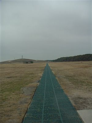 Field in which the Wright Brothers made the first flight