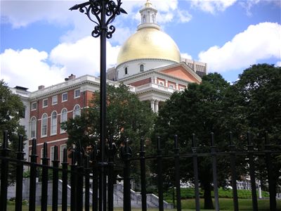 The State House - where the Massachusetts' state government sits