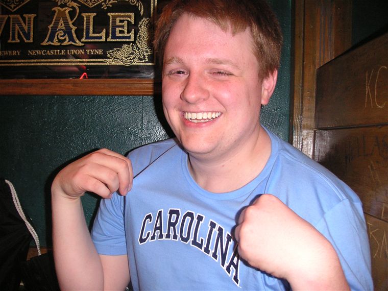 I even ended up in a Carolina t-shirt!