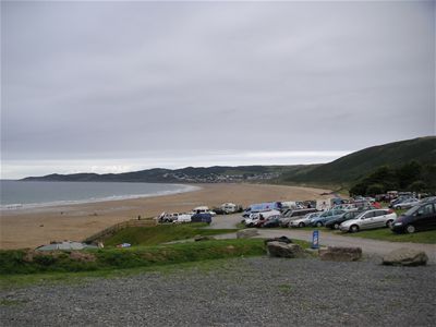 View across Putsborough all the way to Woolacombe in the distance