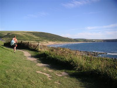 Views around the northern end of Woolacombe & Barricane Beach